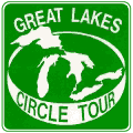 Great Lakes Circle Tour route marker