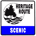 Scenic Heritage Route Marker - Michigan