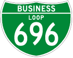 Interstate Business Loop Route Marker - Michigan