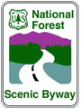 National Forest Scenic Byway Route Marker - Michigan