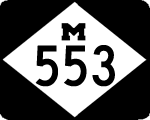 State Route Marker (wide) - Michigan