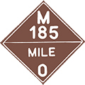 M-185 Route Marker - Michigan (Mackinac Island)