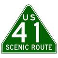 US-41 Scenic Route Marker - Michigan