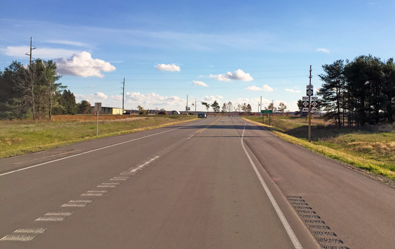 Southern terminus of M-231 at M-45/Lake Michigan Dr.